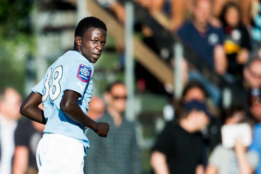 Malmö FFs provspelare Osseynou Ndiaye