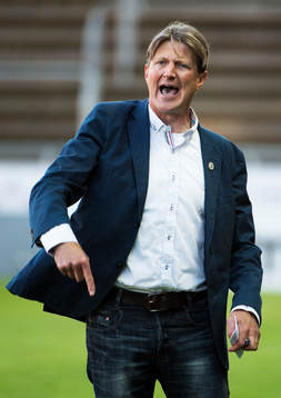 Landskronas tränare Patrik Johansson