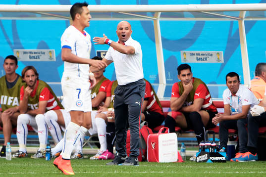 Chiles förbundskapten Jorge Sampaoli