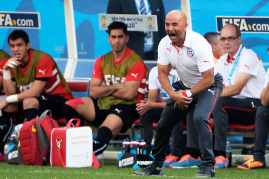 Chiles förbundskapten Jorge Sampaoli