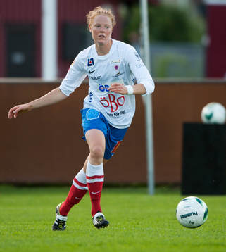 Örebros Sara Nordin i matchen i damallsvenskan mellan Kristianstad och Örebro i Kristianstad 24 juni.
