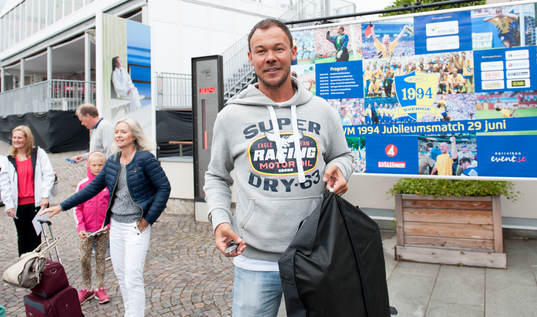 Joachim Björklund anländer