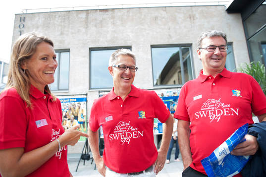 Arrangören Bosse Nilsson och Billy Lansdowne