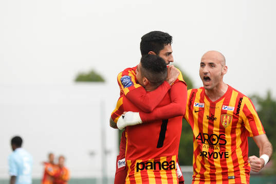 Syrianskas Isa Demir jublar