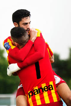 Syrianskas Isa Demir jublar