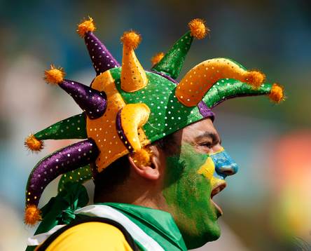  Football - France v Germany - FIFA World Cup Brazil 2014 - Quarter Final - Estadio do Maracana, Rio de Janeiro, Brazil - 4/7/14 A fan before the match 