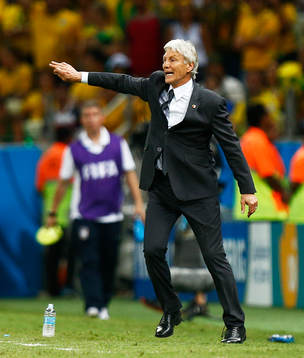  Football - Brazil v Colombia - FIFA World Cup Brazil 2014 - Quarter Final - Estadio Castelao, Fortaleza, Brazil - 4/7/14 Colombia coach Jose Pekerman 