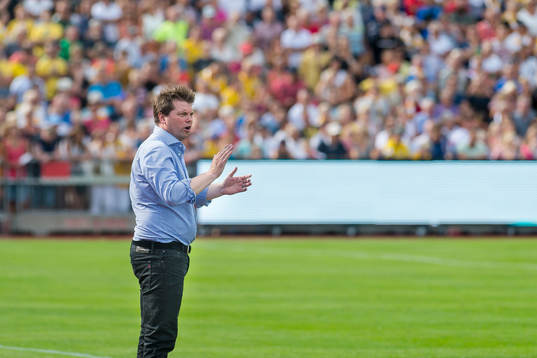 Halmstads tränare Jens Gustafsson