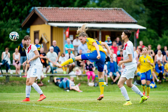 Sveriges Emma Westin nickar