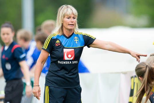 Sveriges förbundskapten Yvonne Ekroth