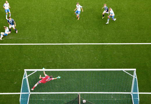 Mål 1-1 av Djurgårdens Erton Fejzullahu
