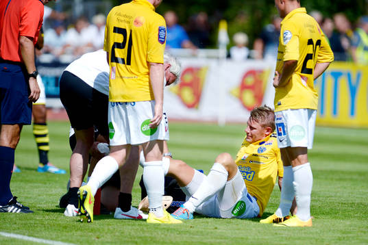 Falkenbergs Matteo Blomqvist-Zampi skadas