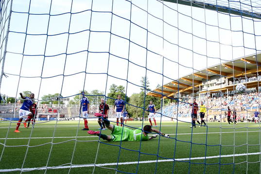 Åtvidabergs Ricardo Santos gör 3-2-målet
