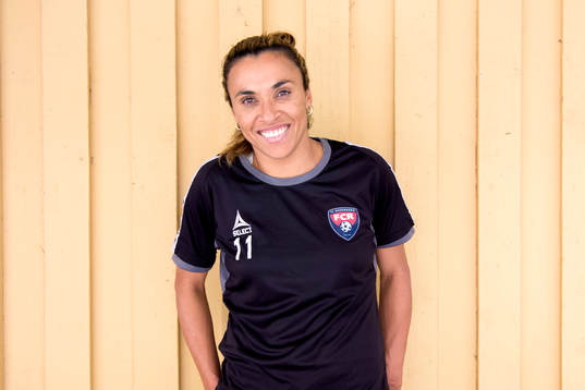 Marta Vieira da Silva poserar för ett porträtt