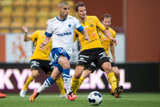 Norrköpings Rawez Lawan och Elfsborgs Henning Hauger