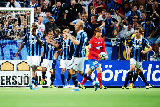 Djurgårdens Aleksandar Prijovic jublar