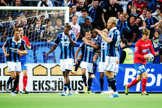 Djurgårdens Aleksandar Prijovic jublar