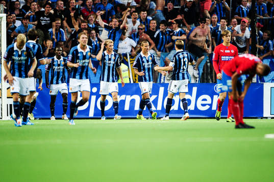 Djurgårdens Aleksandar Prijovic jublar