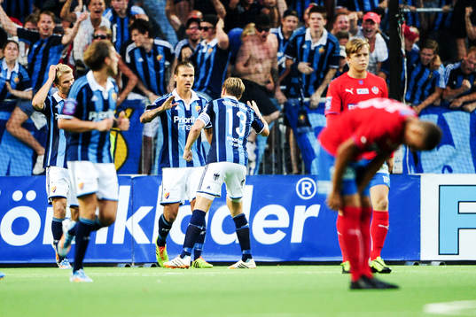 Djurgårdens Aleksandar Prijovic jublar