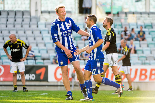 Kennet Andersson och Stefan Selakovic, IFK Göteborg,