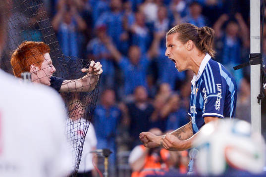 Djurgårdens Aleksandar Prijovic jublar