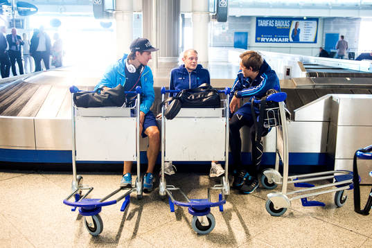 IFK Göteborgs Lasse Vibe, Joel Allansson och Ludwig Augustinsson