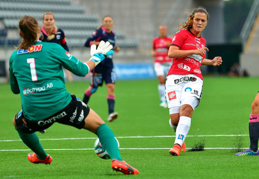 Kristianstads Marija Banusic gör 1-0