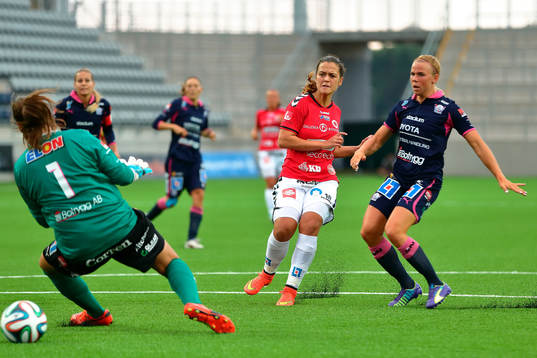 Kristianstads Marija Banusic gör 1-0