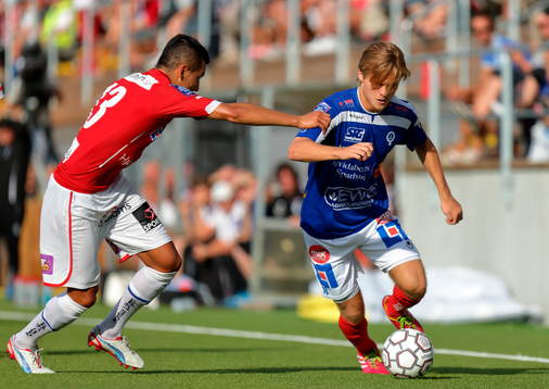 Kalmars Emin Nouri och Åtvidabergs Joel Rajalakso