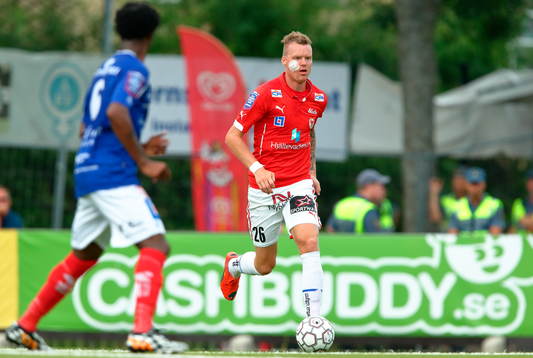 Åtvidabergs Mohamed Abubakari och Kalmars Marcus Nilsson