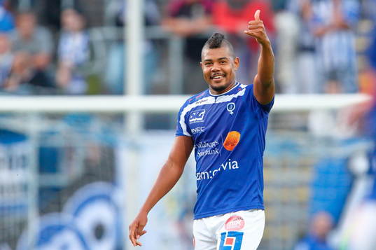 Åtvidabergs Ricardo Santos jublar