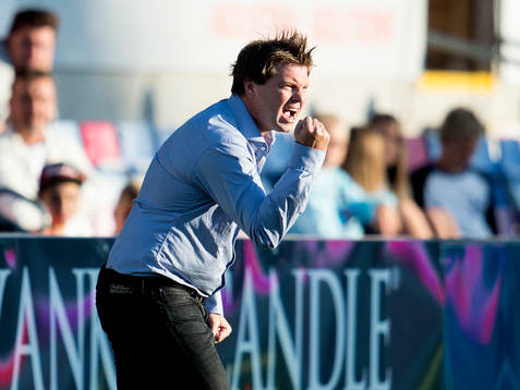 Halmstads tränare Jens Gustafsson