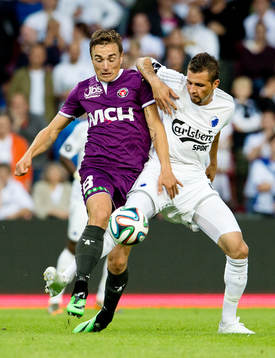 [DK=20140815: Petter Andersson, FCM og Claudemir, FCK]