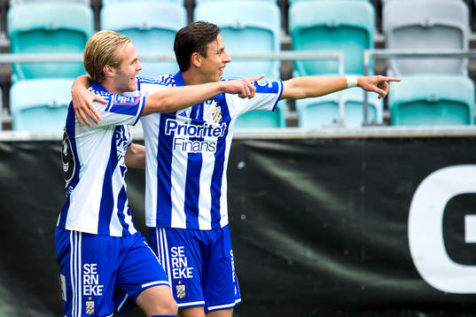 IFK Göteborgs Gustav Engvall jublar