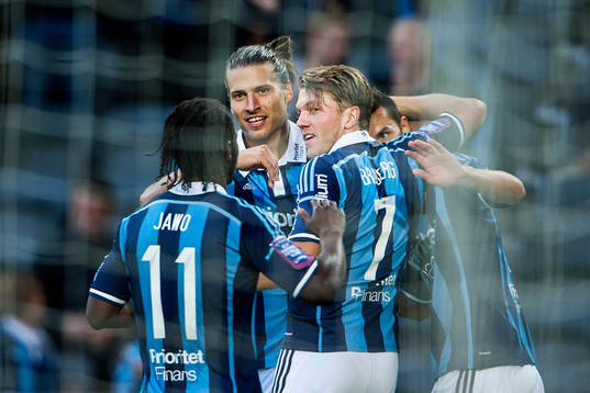 Djurgårdens Aleksandar Prijovic jublar