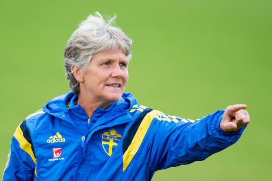 Sveriges förbundskapten Pia Sundhage