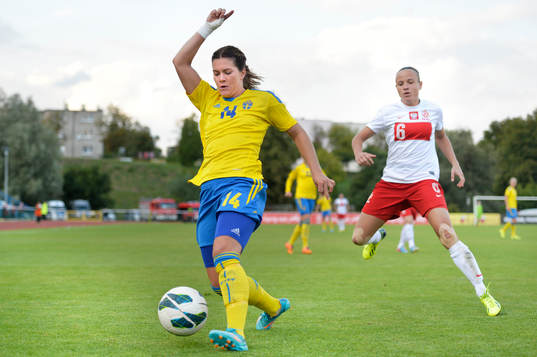 Sveriges Hanna Folkesson och Polens Joanna Plonowska