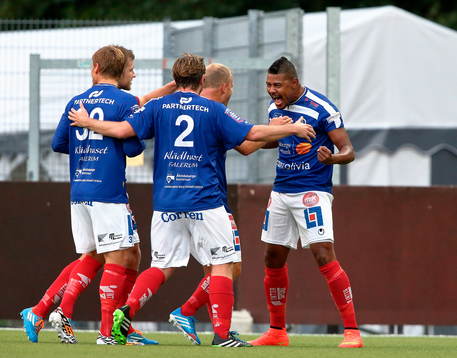 Åtvidabers spelare jublar