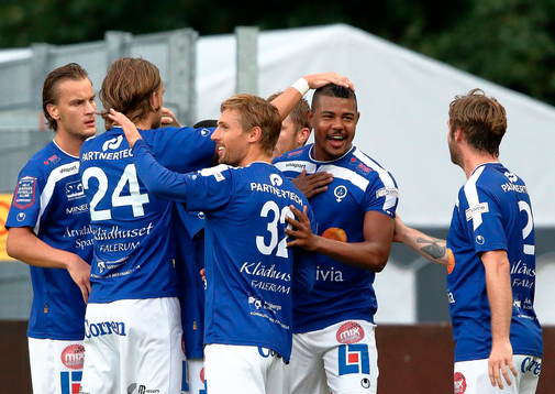 Åtvidabers spelare jublar