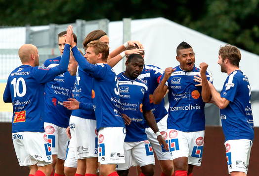 Åtvidabers spelare jublar