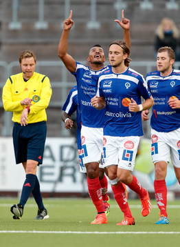 Åtvidabergs Ricardo Santos jublar