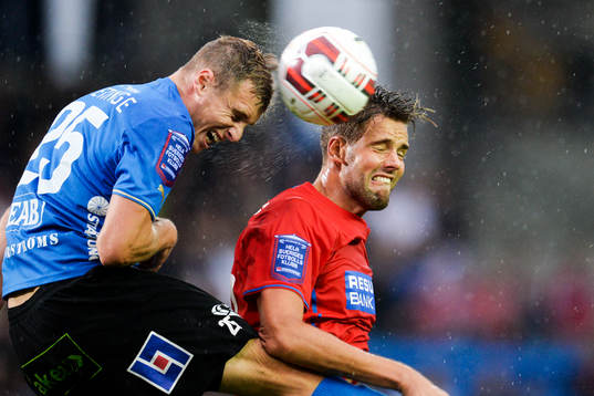 Halmstads Richard Magyar och Helsingborgs Mikael Dahlberg