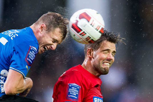 Halmstads Richard Magyar och Helsingborgs Mikael Dahlberg