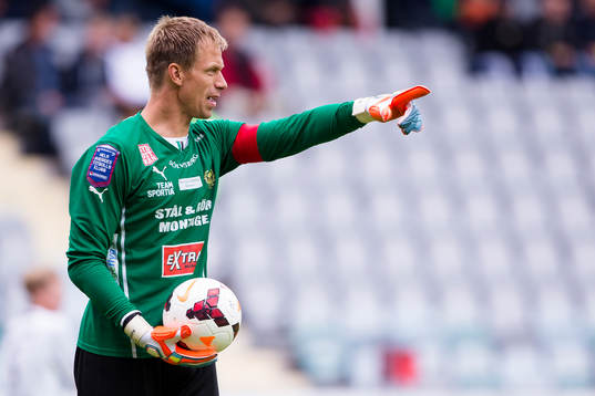 Mjällbys målvakt Mattias Asper