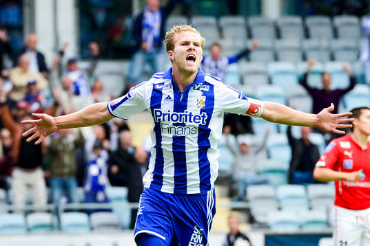 IFK Göteborgs Gustav Engvall jublar