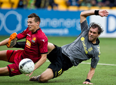Bla gjennom flere bilder av Fotboll, Danska Supercupen, Nordsjälland - Bröndby