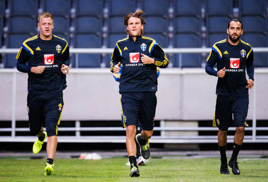 Johan Dahlin, Albin Ekdal och Erkan Zengin