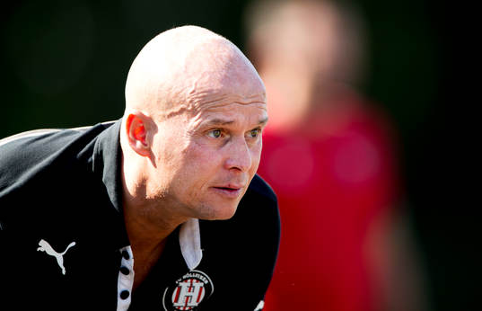 Höllvikens tränare Anders Grimberg