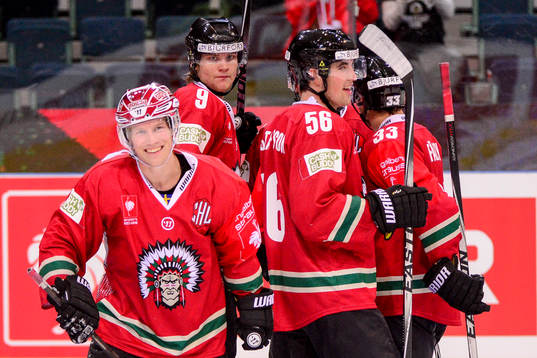 Frölundas Artturi Lehkonen jublar