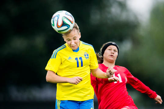 Sveriges Julia Zigiotti Olme och Moldaviens Viorica Tonu